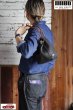 画像9: 「ILL180°」DEER SKIN DRAWSTRING BAG イルワンエイティ ディアスキン ドローストリング バッグ 巾着 ILL252-42D [ブラック] (9)