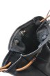画像2: 「ILL180°」DEER SKIN DRAWSTRING BAG イルワンエイティ ディアスキン ドローストリング バッグ 巾着 ILL252-42D [ブラック] (2)