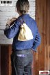 画像9: 「ILL180°」DEER SKIN DRAWSTRING BAG イルワンエイティ ディアスキン ドローストリング バッグ 巾着 ILL252-42D [ナチュラル] (9)