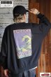 画像9: 「ILL180°」AMERICAN WAVE SWEAT SHIRT (LOOSE FIT) イルワンエイティ アメリカンウェーブ スウェットシャツ （ルーズフィット） ILL252-15B [ブラック] (9)