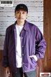 画像8: 「ILL180°」GRIFFIN JACKET イルワンエイティ グリフィンジャケット コーチジャケット ILL252-31 [パープル] (8)