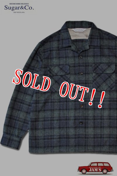 画像1: [田中さま用]「Sugar & Co.」Box Shirt Check Flannel シュガーアンドカンパニー ボックスシャツ チェックフランネル [ヴィンテージ加工] (1)