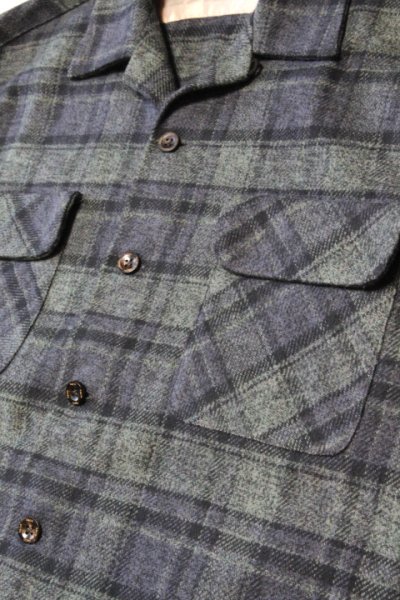 画像1: [田中さま用]「Sugar & Co.」Box Shirt Check Flannel シュガーアンドカンパニー ボックスシャツ チェックフランネル [ヴィンテージ加工]