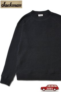 Jackman」Big Waffle Crewneck ジャックマン ビッグワッフル