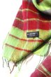 画像2: 「ILL180°」PLAID STOLE イルワンエイティ プレイド チェック ストール ILL252-39 [グリーン] (2)