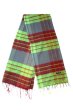 画像3: 「ILL180°」PLAID STOLE イルワンエイティ プレイド チェック ストール ILL252-39 [グリーン] (3)