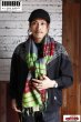 画像7: 「ILL180°」PLAID STOLE イルワンエイティ プレイド チェック ストール ILL252-39 [グリーン] (7)