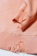 画像3: [2025年限定]「FULLCOUNT」Fading Raglan Sleeve Sweatshirt フルカウント フェーディング ラグランスリーブ スウェット ダメージ加工 3769 [ピンク] (3)