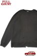画像1: [2025年限定]「FULLCOUNT」Fading Raglan Sleeve Sweatshirt フルカウント フェーディング ラグランスリーブ スウェット ダメージ加工 3769 [ブラック] (1)
