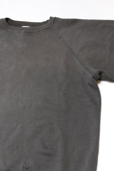 画像2: [2025年限定]「FULLCOUNT」Fading Raglan Sleeve Sweatshirt フルカウント フェーディング ラグランスリーブ スウェット ダメージ加工 3769 [ブラック]