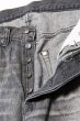 画像4: 「FULLCOUNT」WIDE BLACK DENIM DARTFORD Lot ＃0105BKSSHW 11.5oz フルカウント ワイド ブラックデニム スーパースムース ヴィンテージ加工 [フェードブラック] (4)