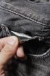 画像5: 「FULLCOUNT」WIDE BLACK DENIM DARTFORD Lot ＃0105BKSSHW 11.5oz フルカウント ワイド ブラックデニム スーパースムース ヴィンテージ加工 [フェードブラック] (5)