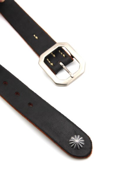 画像1: [近日発売予定]「Vintage Works」ヴィンテージワークス ナロー レザーベルト コンチョ 細ベルト DH5726 CH-3 [茶芯]