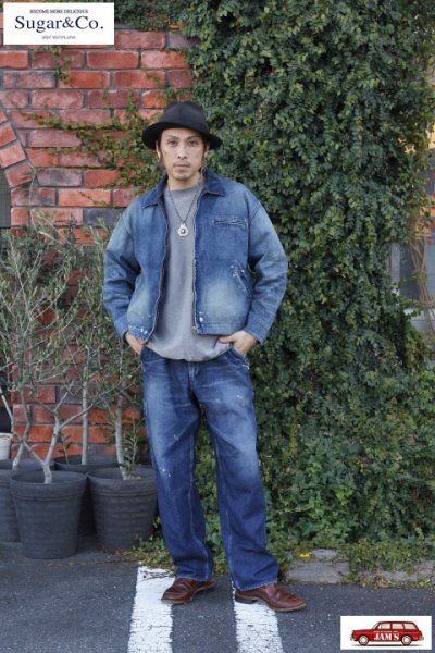 画像16: 「Sugar & Co.」Daddys Painter "Workers Wash" シュガーアンドカンパニー ダディーズペインターパンツ ヴィンテージ加工 SGR-WP01U [フェードインディゴ] (16)