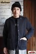 画像7: 「Jackman」Wool Collarless Jacket ジャックマン ウール カラーレス ジャケット JM8587 [ヘザーブラック] (7)