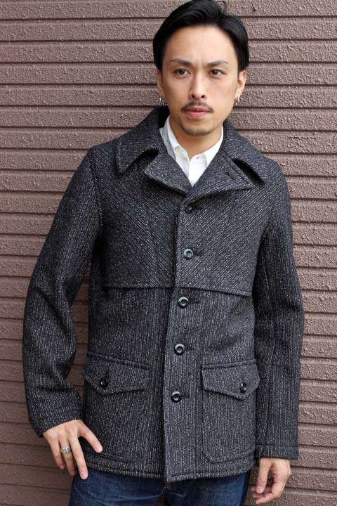 JELADO ジェラード コート サイズ:40(L) ビーチクロス ブッチャー コート Buchers Coat ネイビー 紺 アウター ジャケット ブルゾン【メンズ】