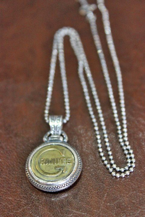 限定生産」「Button Works」×「Larry Smith」 WORK BUTTON NECKLACE