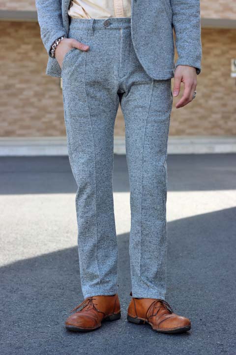 Jackman ウールネップ スウェット Sサイズ パンツ 日本製 トラウザー