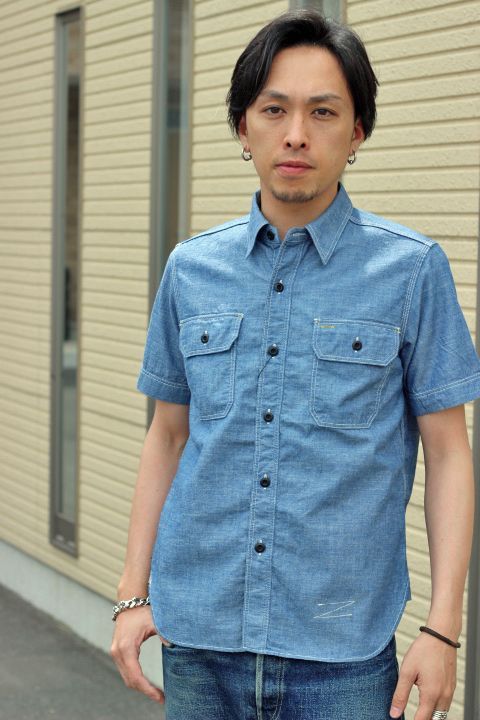 JELADO」 SHORT SLEEVE CHAMBRAY SHIRTS ジェラード 通販 半袖