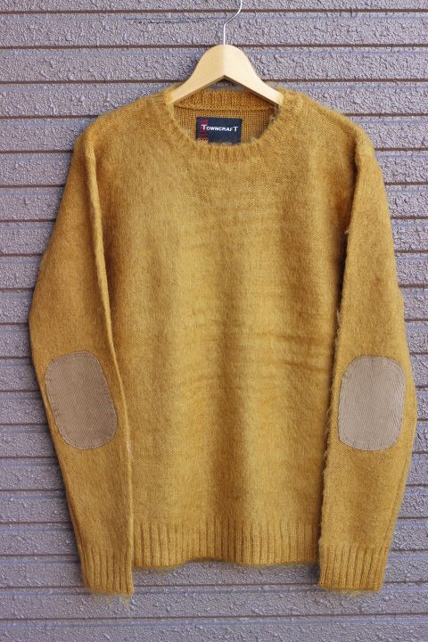 TOWN CRAFT」 MOHAIR COLOR CREW NECK モヘア カラークルーネック