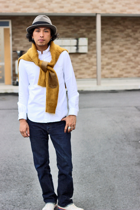 TOWN CRAFT」 MOHAIR COLOR CREW NECK モヘア カラークルーネック