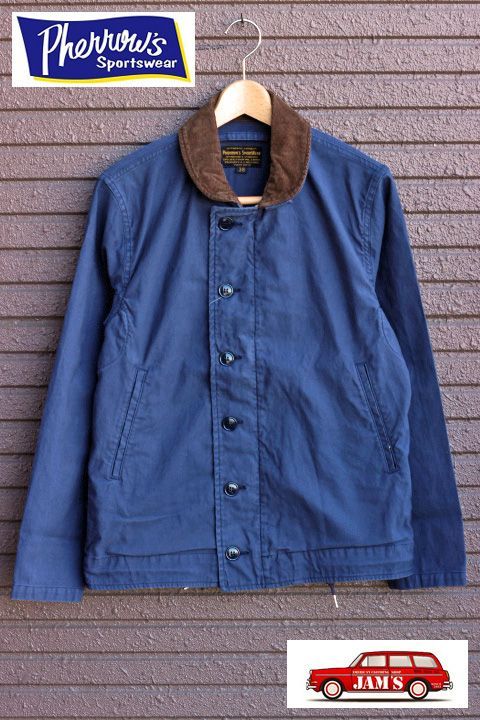 Pherrows」 フェローズ 通販 N-1 DECK JACKET 春夏 ライト N-1 デッキ 