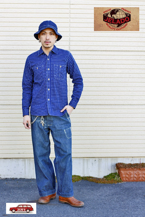 JELADO」 Railroader Shirts ジェラード レイルローダーシャツ