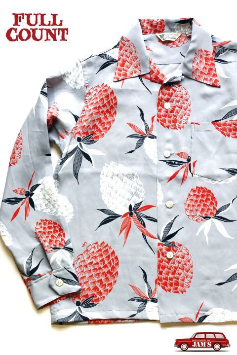 売れ筋新商品 FULL COUNT OPEN CHECKER HAWAIIAN SHIRT