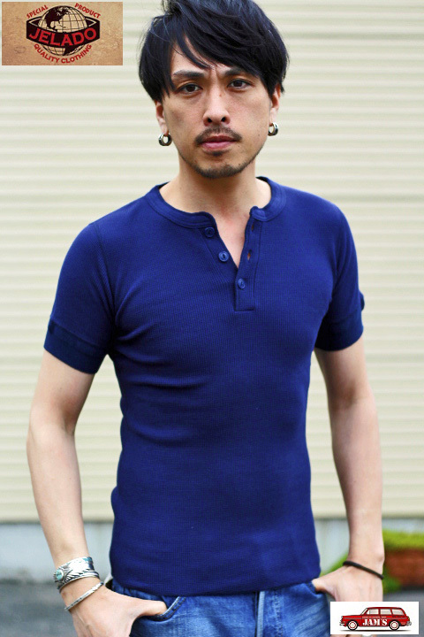 JELADO」 EMPIRE HENLEY NECK Tee ジェラード エンパイア ライト