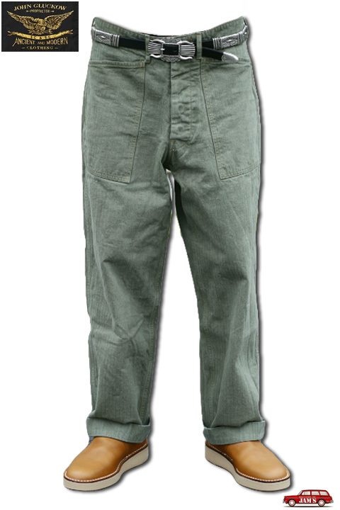 【ジョングラ】 JOHN GLUCKOW ジョングラッコウ パンツ" Net Makers Trousers" JG94302