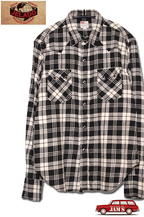 JELADO」 Nep Check Western Shirts ジェラード ネップチェック