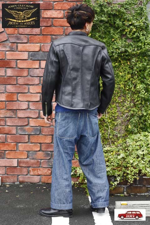 JOHN GLUCKOW」 by 「JELADO」The Rider Leather Jacket Horsehide