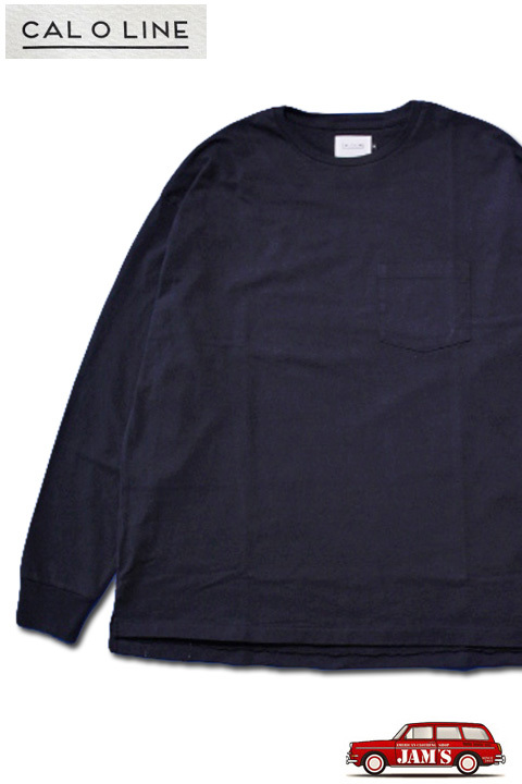 CAL O LINE」SOLID COLOR L/S T-SHIRTS キャルオーライン ソリッド