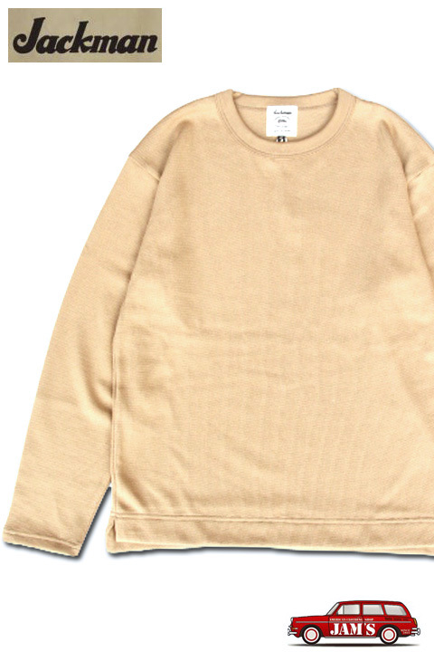 Jackman」 Heavy Pima Cotton Crewneck ピマコットンニット クルー