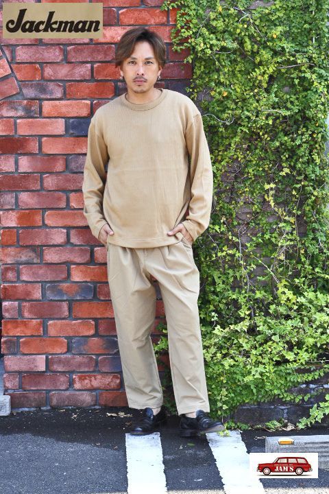 Jackman」 Heavy Pima Cotton Crewneck ピマコットンニット クルー