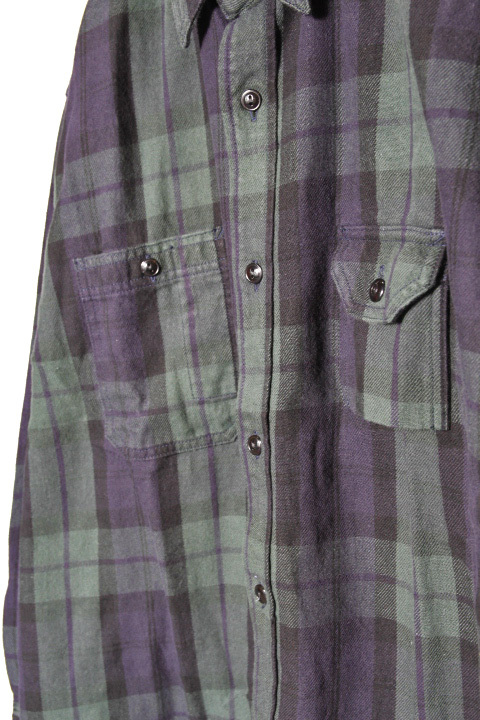 CAL O LINE」PLAID WORK SHIRT キャルオーライン プラッド ワーク