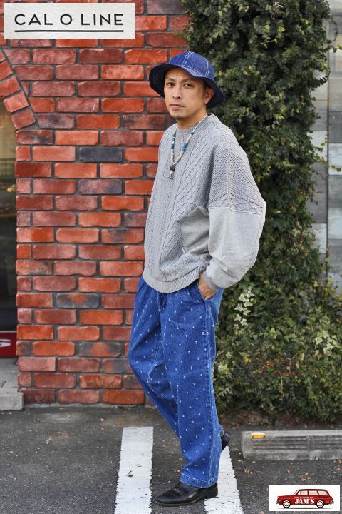 CAL O LINE」BARREL CHINO PAINTER PANTS キャルオーライン バレル