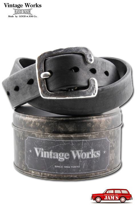 Vintage Works」ヴィンテージワークス Cバックル レザーベルト DH5536 