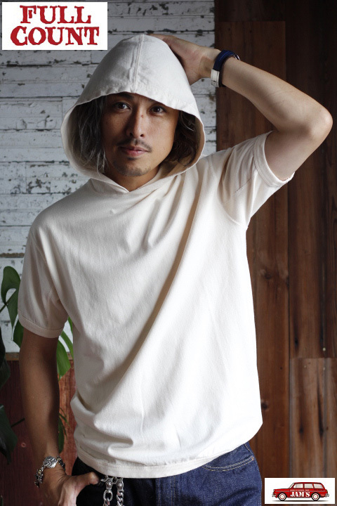 FULLCOUNT」Flat Seam Heavy Weight Hoodie T-Shirt フルカウント