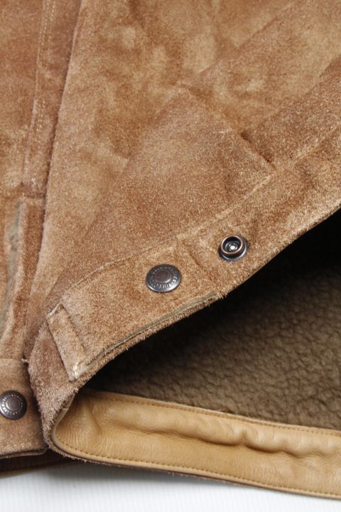 FULLCOUNT」TYPE 1st SUEDE BOA JACKET COW HIDE フルカウント ...