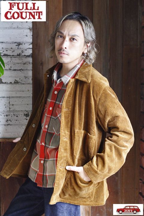 FULLCOUNT」Super Fine Corduroy Chore Jacket フルカウント スーパー