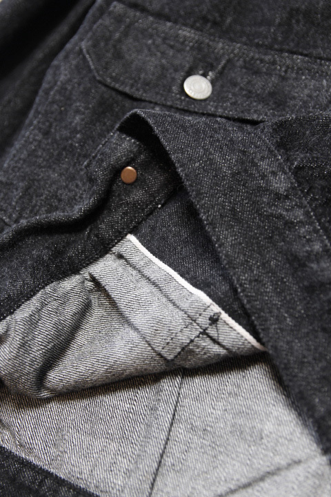 FULLCOUNT」 Type 2nd 2102BKSS Black Denim Jacket 11.5oz