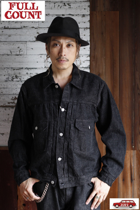 FULLCOUNT」 Type 2nd 2102BKSS Black Denim Jacket 11.5oz
